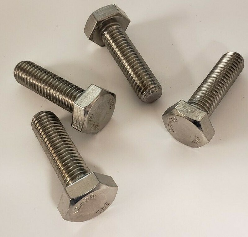 M12-1.75 X 75 Coarse Hex Cap Screw A2 (304) Stainless Steel