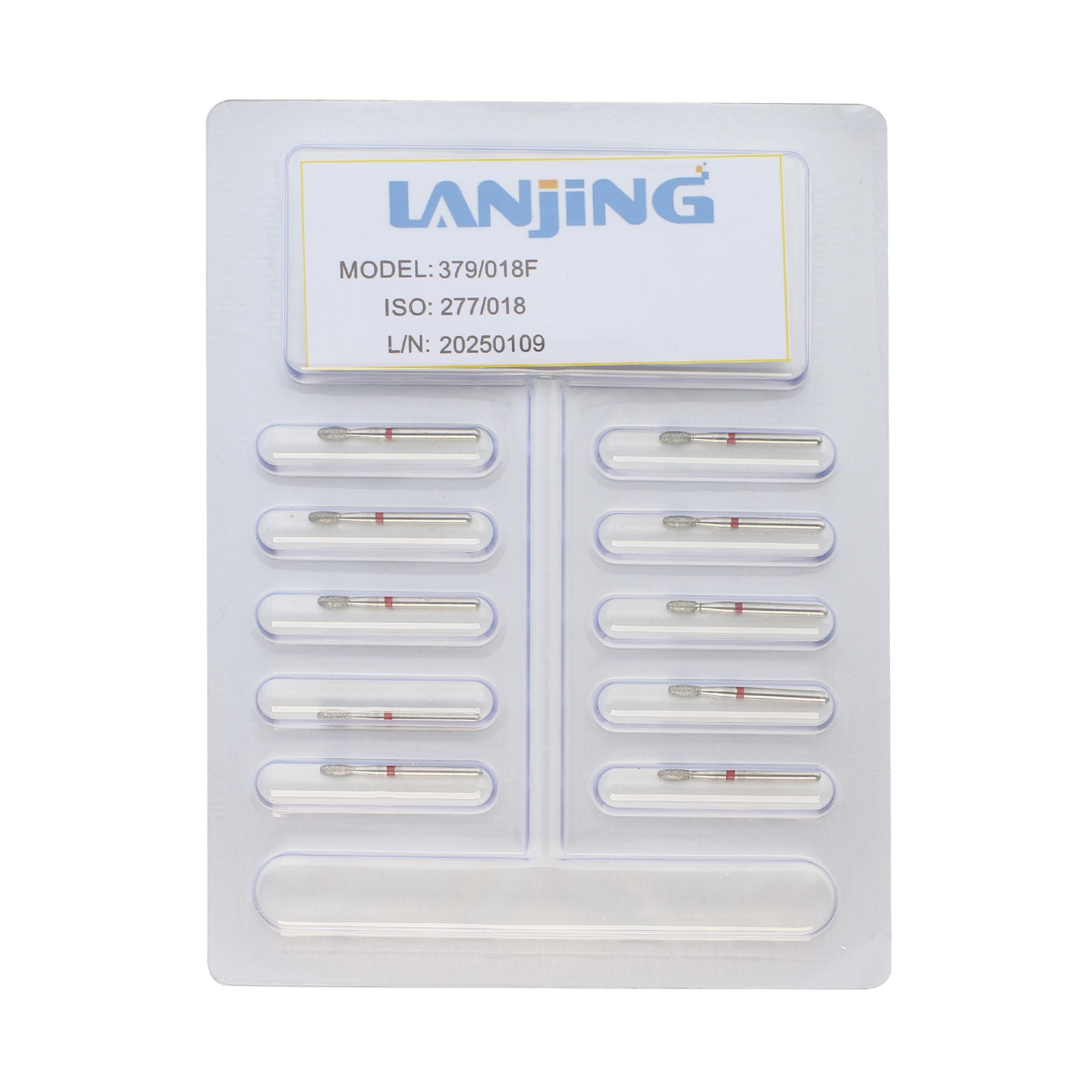 Dental Diamond Football Bur Burs FG Fine Coarse High Speed Friction Grip 379 368