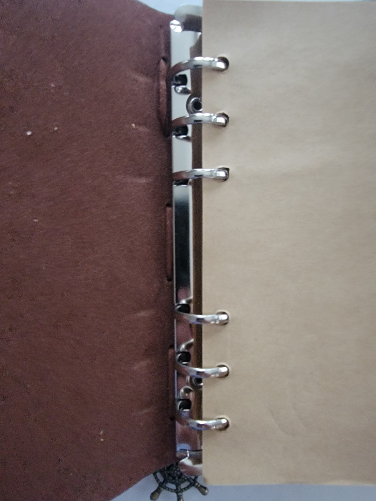 MaleDen Nautical Theme Turquoise Leather Spiral Journal Refillable Diary