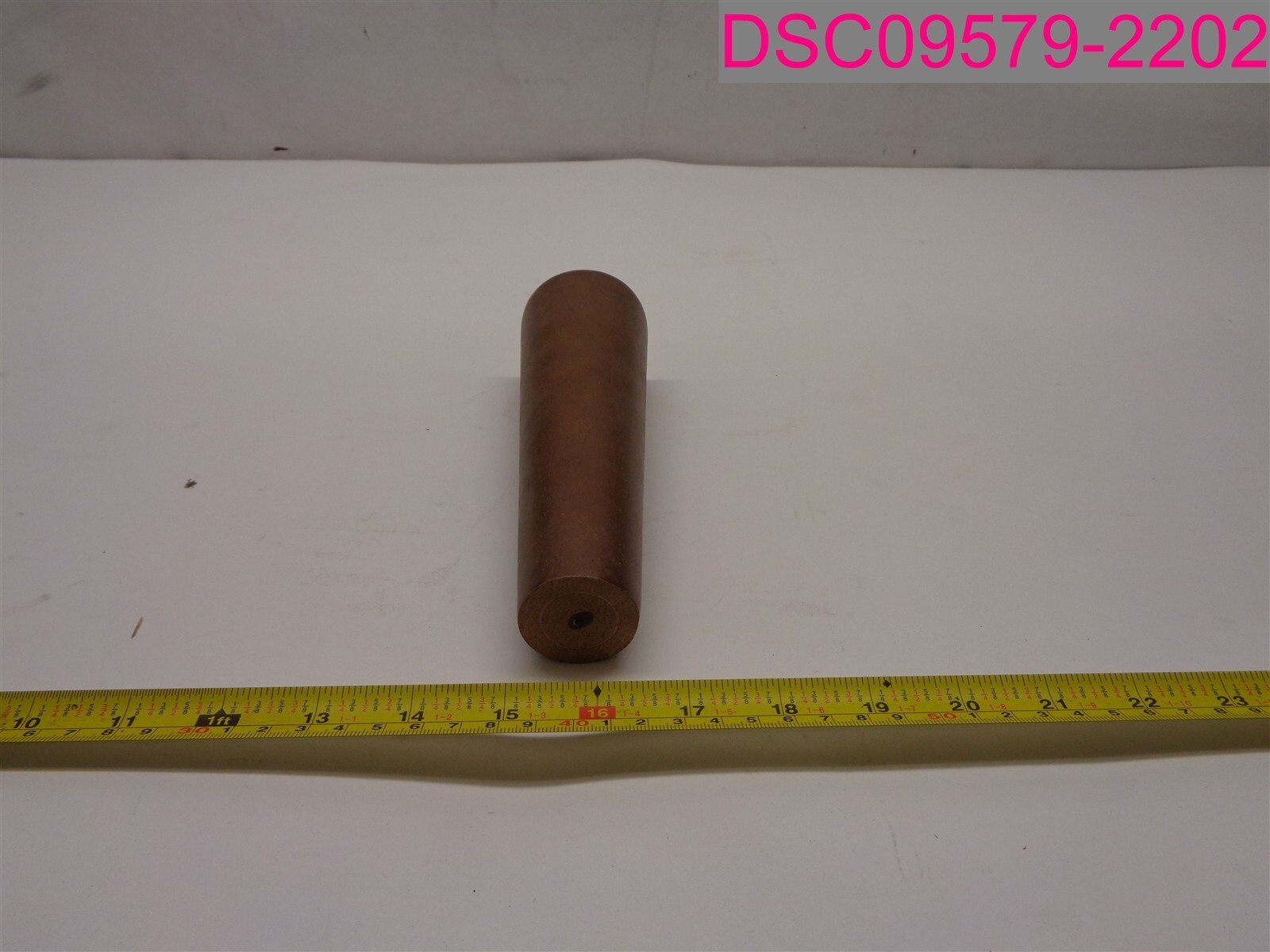 QTY=2; 7-1/2′ Round Tapered Wood Furniture Legs/ Feet. 3/4″x5/16″ Stem.