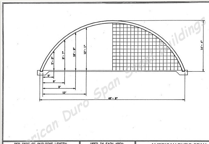 Prefab Steel Building 40ft W X 20ft L | Q-Model Quonset Hut Kit FREE SHIPPING