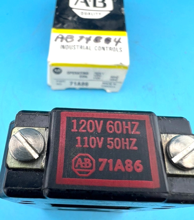Allen Bradley 71A86 Operating Coil 120V 110V 60hz 50hz Size 1 — NEW