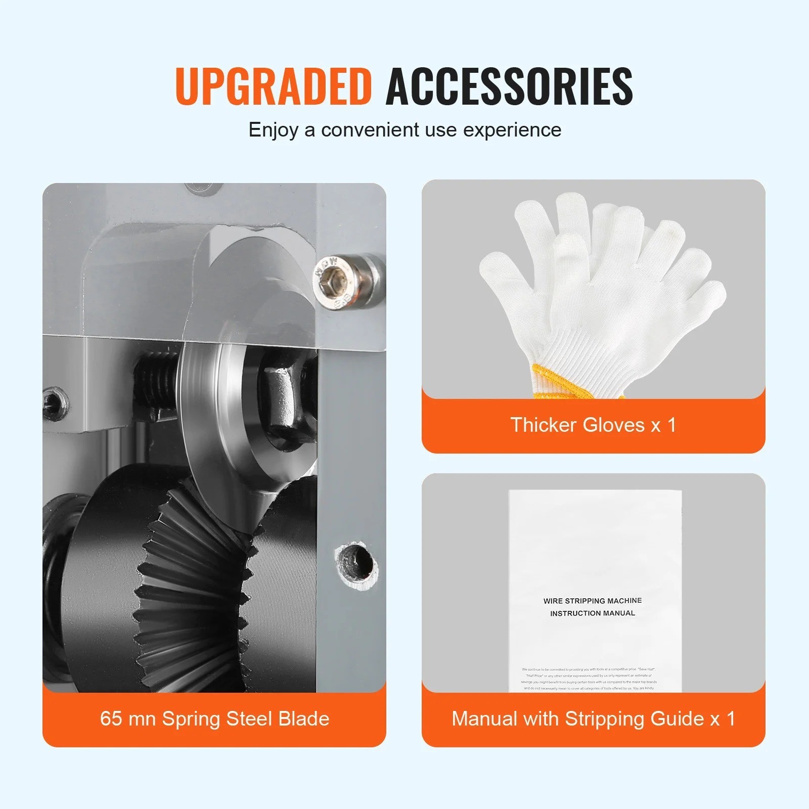 SucceBuy Electric Wire Stripper 180W 1.5-25mm Copper Cable Peeling Machine