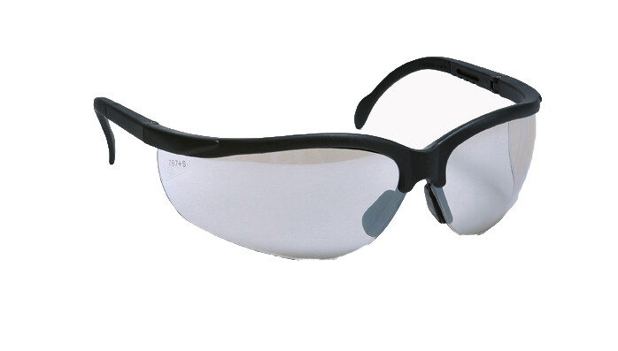 6-PR Wolverine Safety Glasses with Clear Anti Fog Gray Lenses and UV Protection