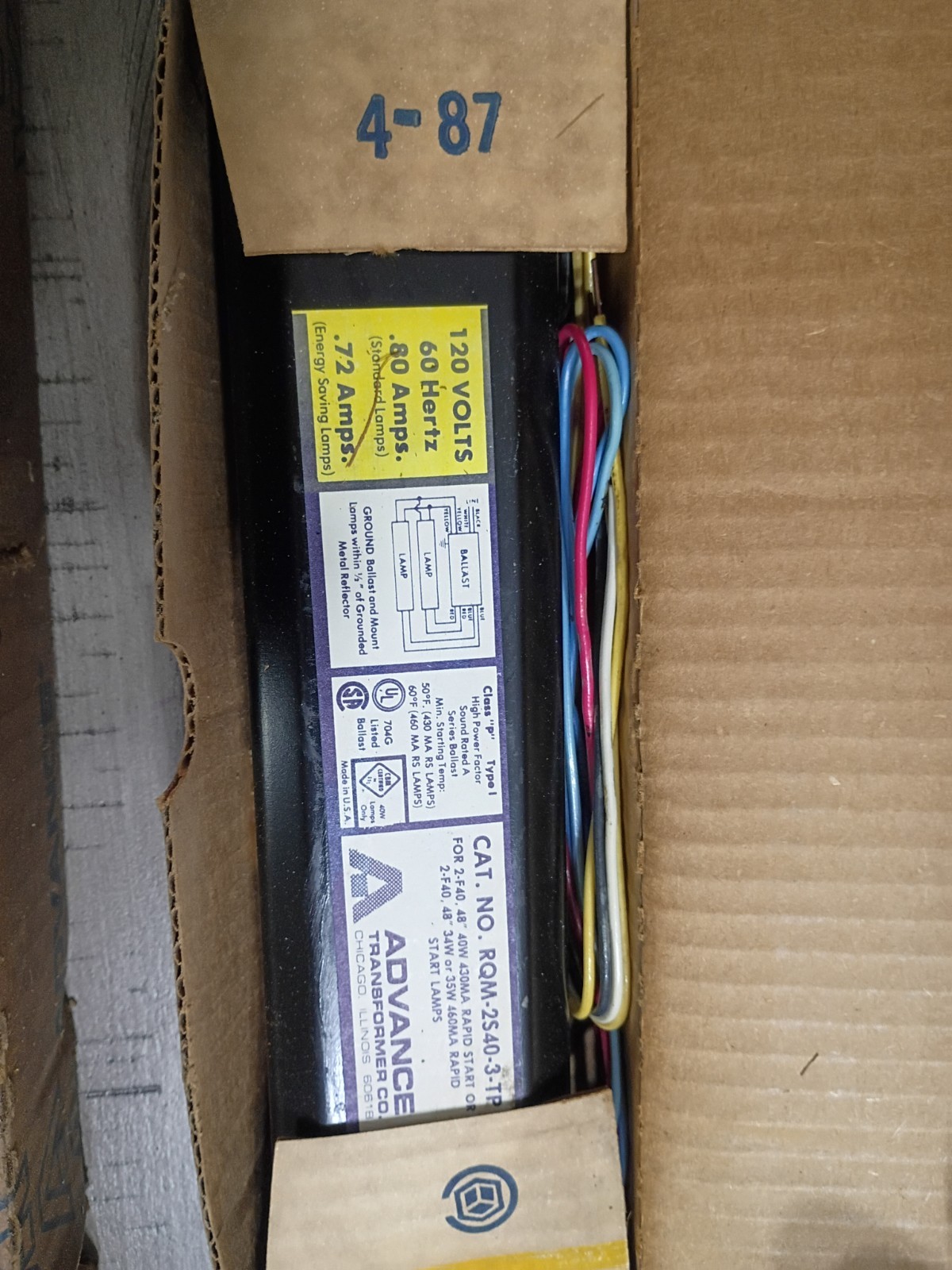 ADVANCE Ballast RQM-2S40-TP