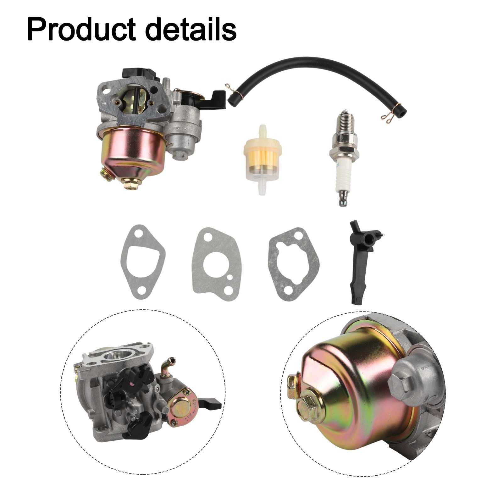 Pressure Washer Carburetor For GX200 3400-PSI 168FA 168FB 170F 5.5hp 6.5hp