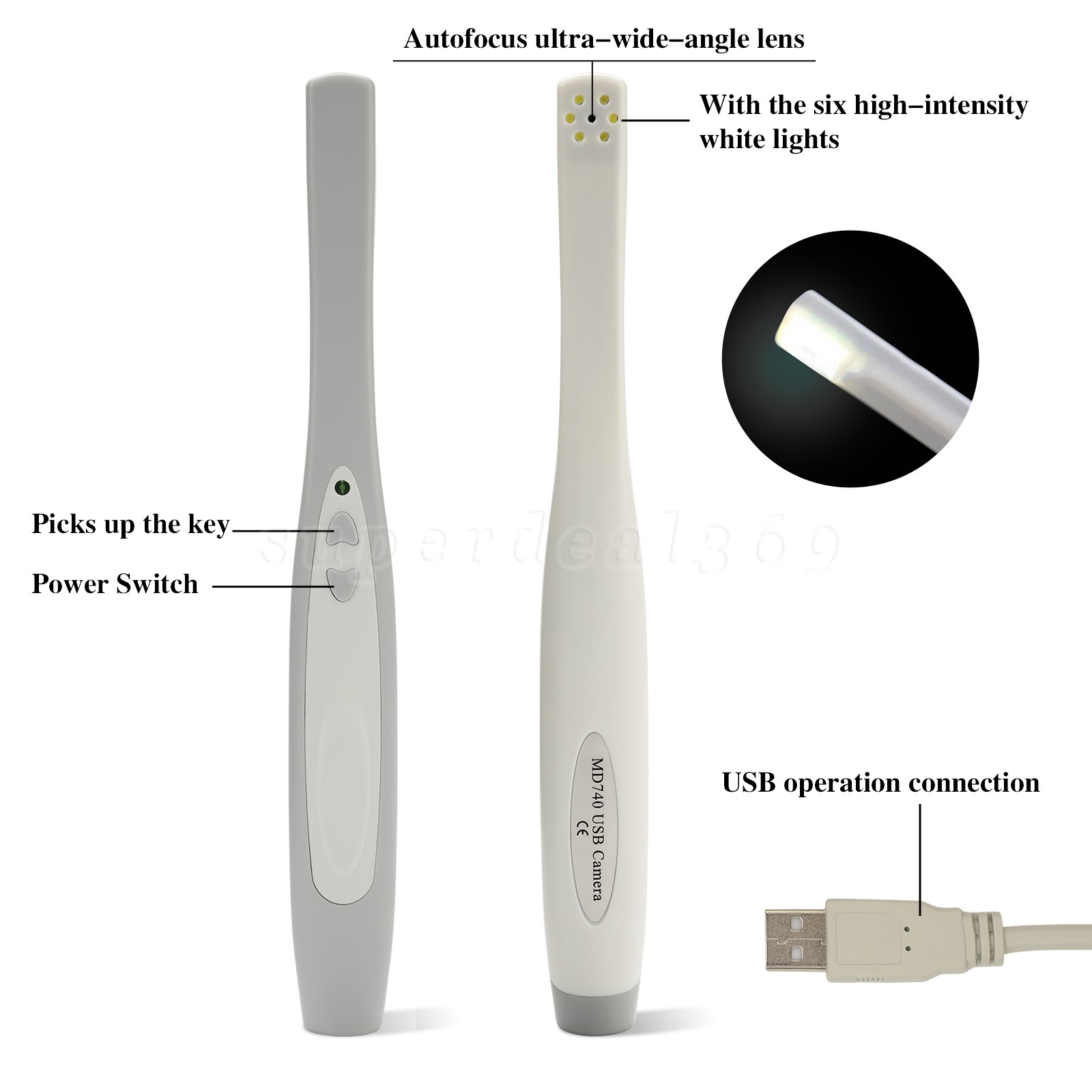 NSK Style Dental Slow Low Speed Contra Angle Handpiece Push Button E-type CE