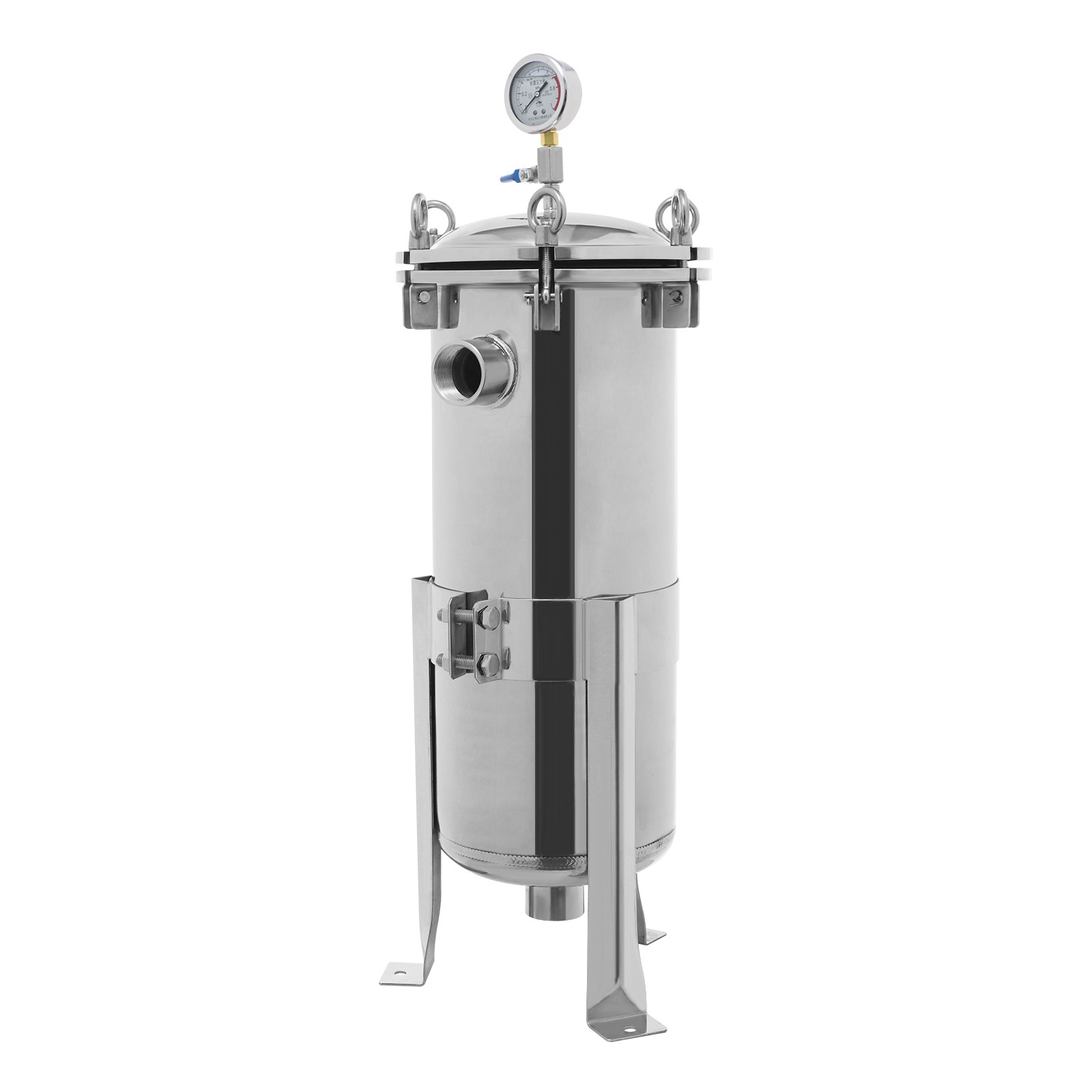 1.5″ NPT In/Outlet Bag Filter Housing Stainless Steel 150 Psi #1 Bag Filtration