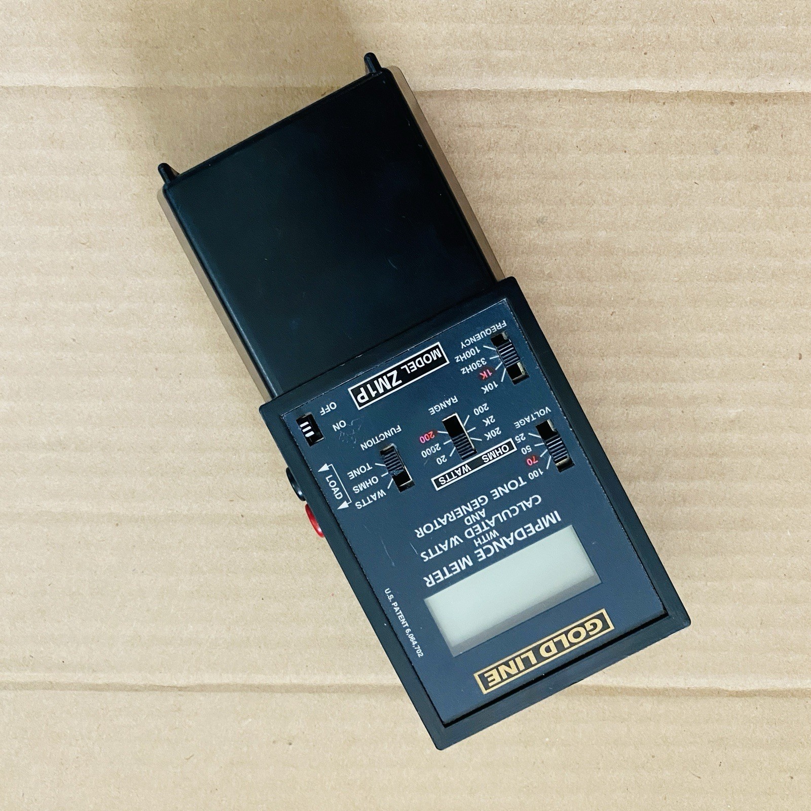 Goldline ZM1P Impedance Meter with Overload Protection – Meter Device ONLY