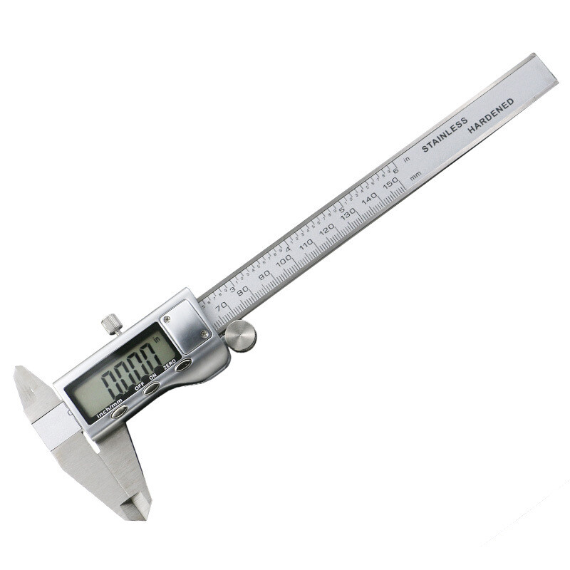 150mm Digital Caliper Vernier 6″ Stainless Steel Micrometer LCD Gauge Measuring