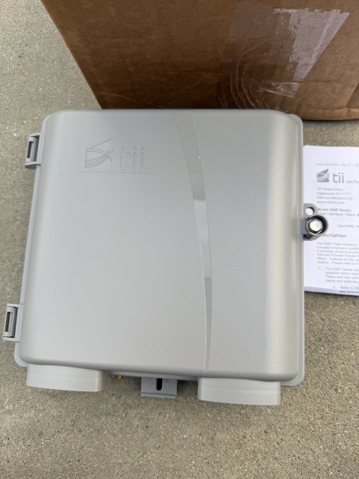 Lot Of 5 TII Network Technologies Wire Terminal Box Enclosure 506F-01-01-02-E