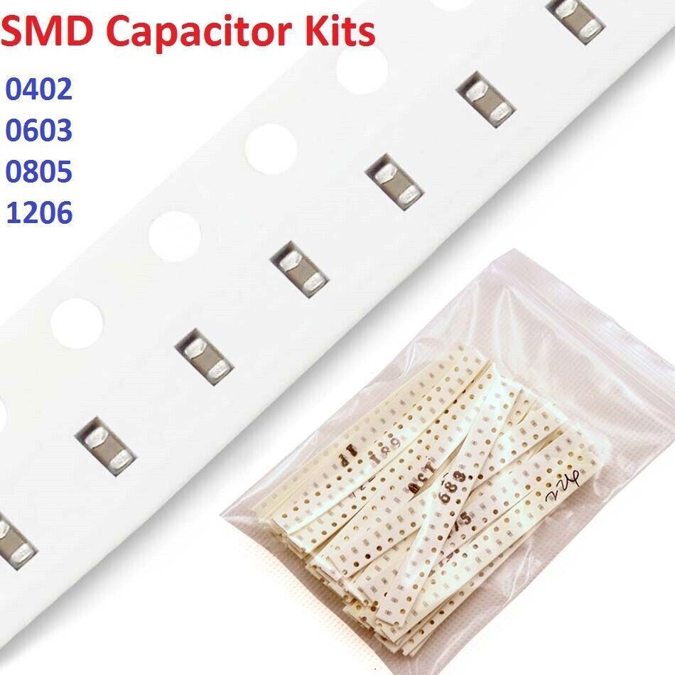 0402 0603 0805 1206 SMD/SMT Capacitors Kits Component Assortment Kits