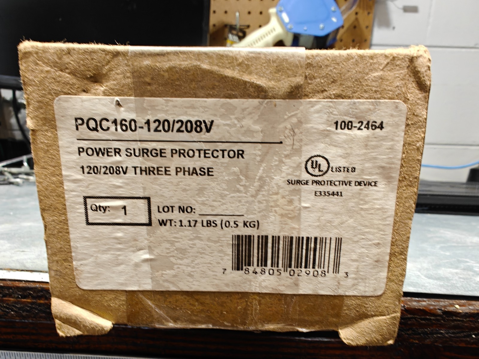 PQ Surge Protection Device (SPD) Model Name PQC160-120/208V-3Y