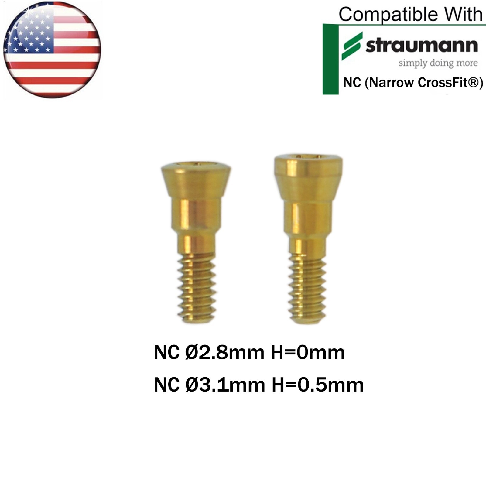 US Fit Straumann ITI Healing Abutment NC/RC Transfer Impression Open/Closed Tray