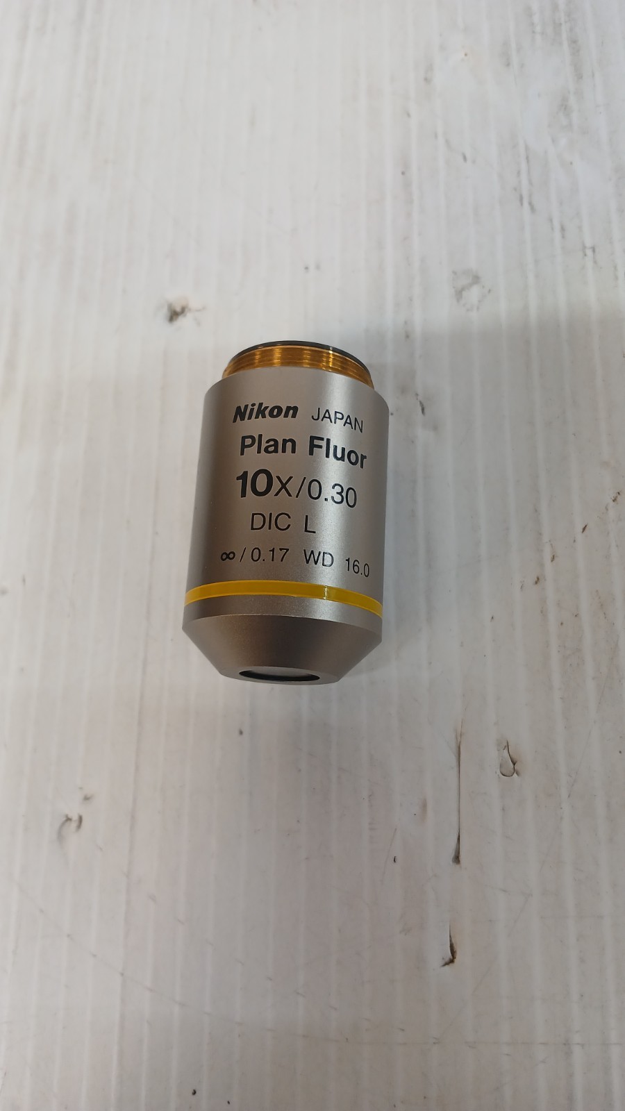Nikon Plan Fluor 10x Microscope Objective 10x/0.30 DIC L Infinity/0.17 WD 16.0