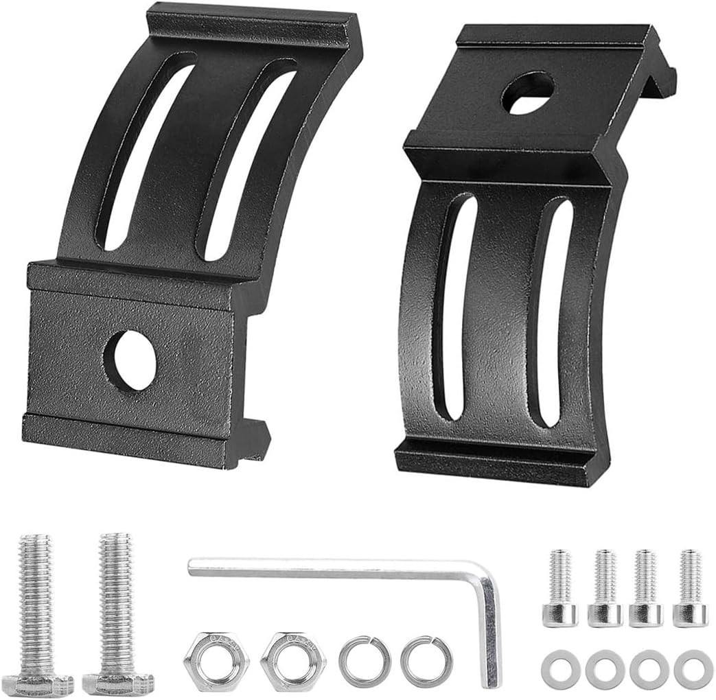 LED Light Bar Mounting Brackets Kit – 2PCS Bottom Mounted Slide Base Bracket …