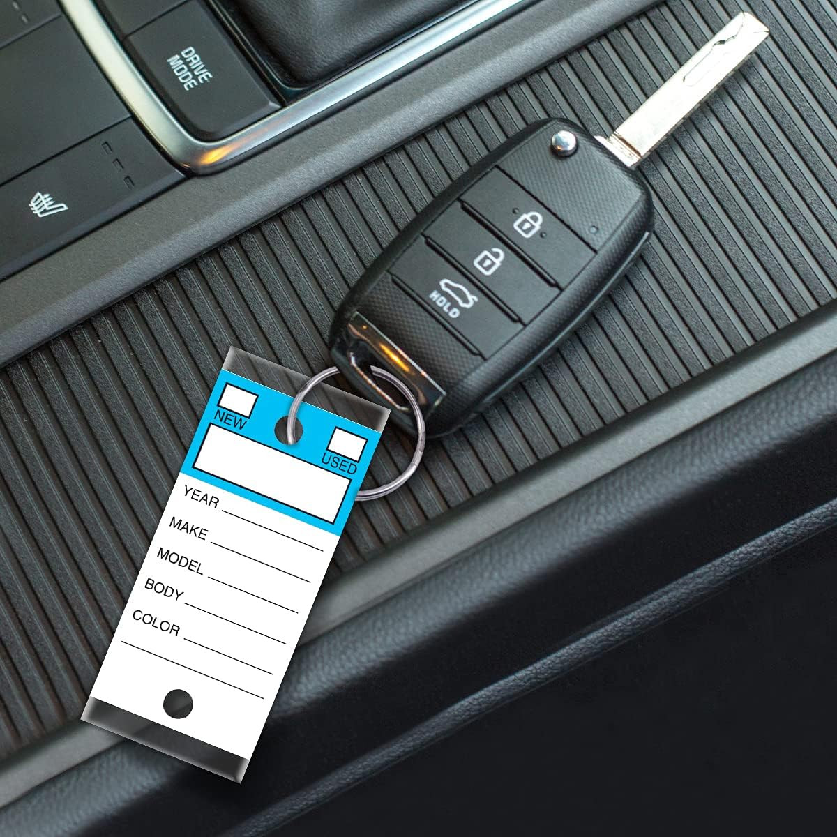 Versa-Tags 250 per Box, Self-Protecting Paper Key Tags with Chrome-Plated Split