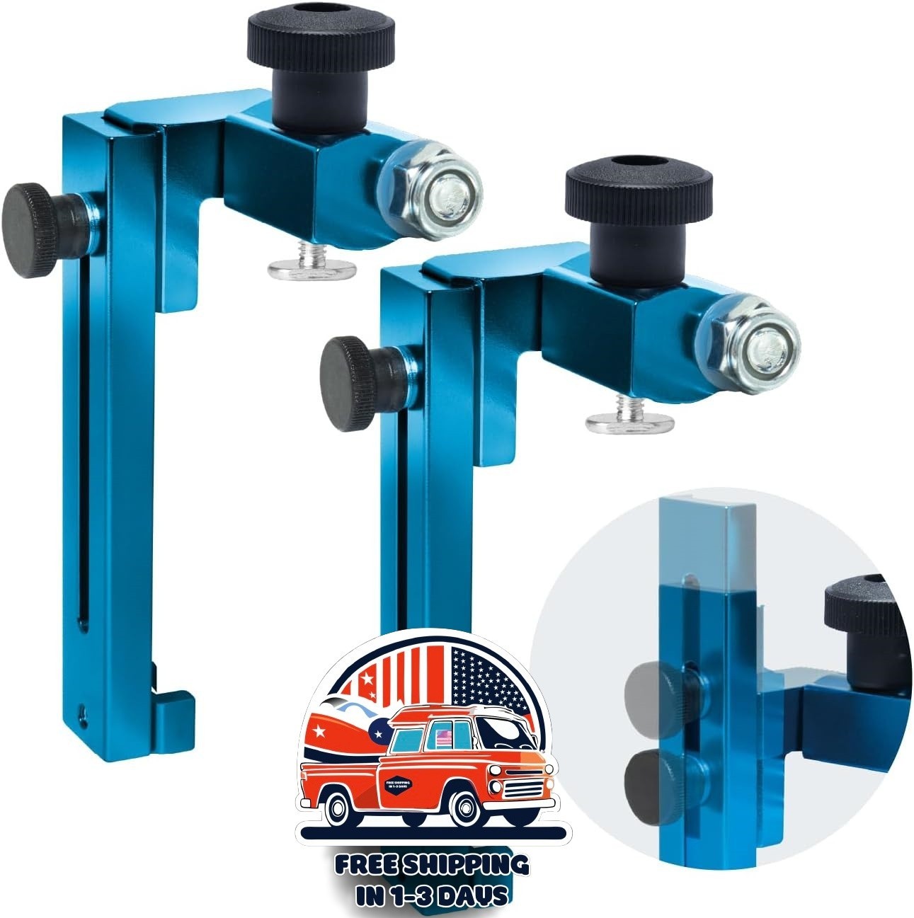 Tope abatible ajustable de 1″ a 3-1/2″ para carpintería, cortes repetibles NUEVO