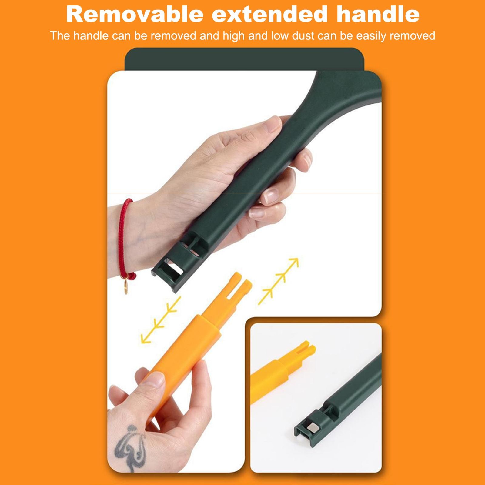 2 in 1 Multifunctional Clean Brush Glass Brush Household Clean Dust Brush Window