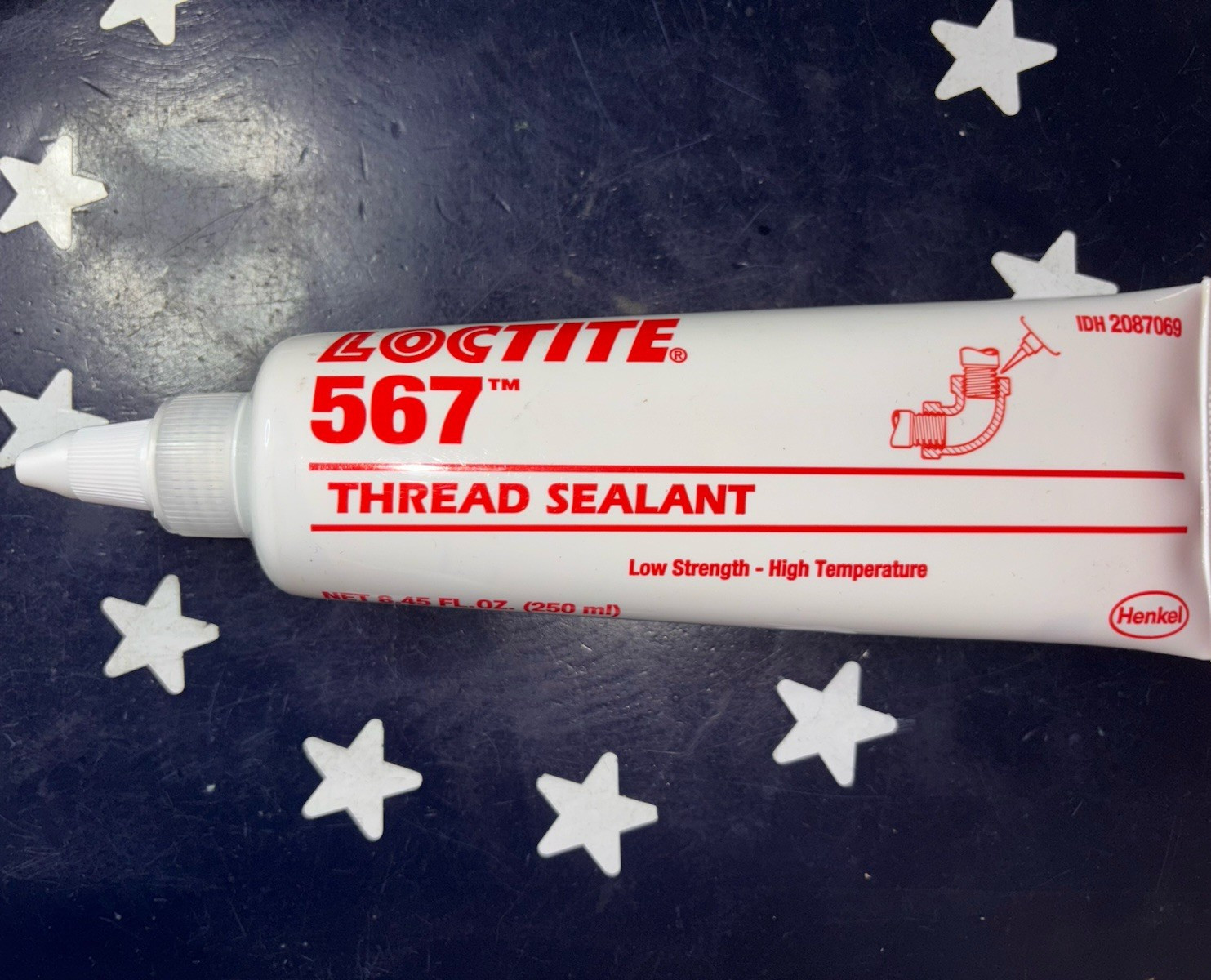 Loctite 567 Thread Sealant 250mL Low Strength High Temperature 2087069 EXP 09/27