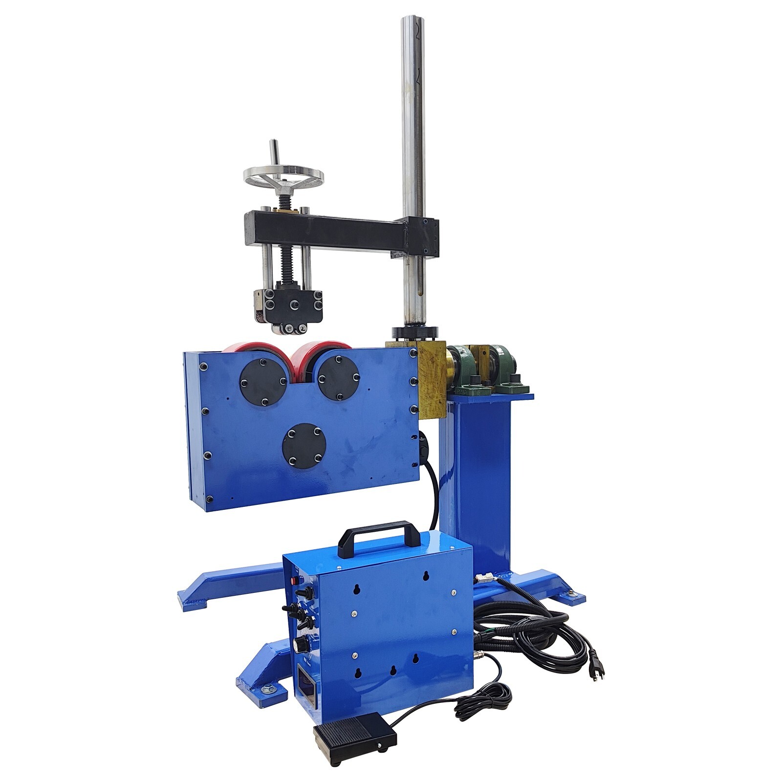 110V 660lbs Press Wheel Type Rotary Welding Positioner Welding Tank Turning Roll