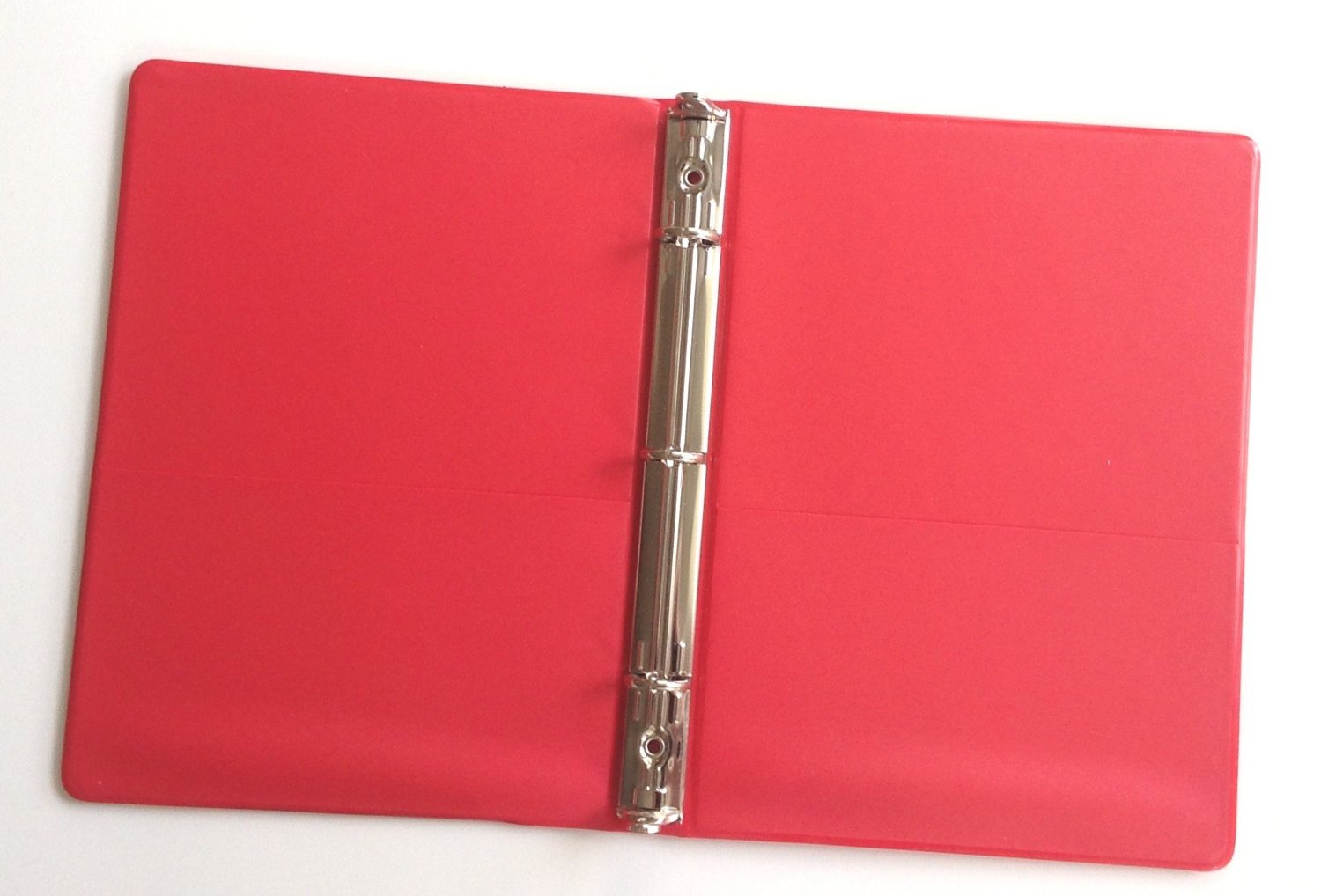 Linco Little 3-Ring Red View-Binder, 8-1/2″ x 5-1/2″ Sheet Size, 1/2-inch Round