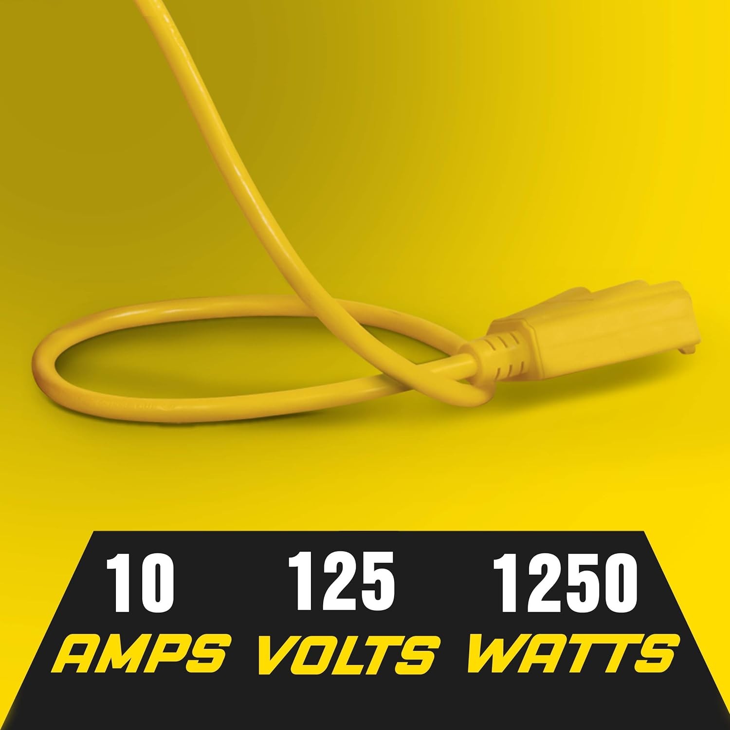ReelWorks 12 AWG x 65′ 15A 3 Grounded Outlets Extension Cord Reel – RED/YELLOW
