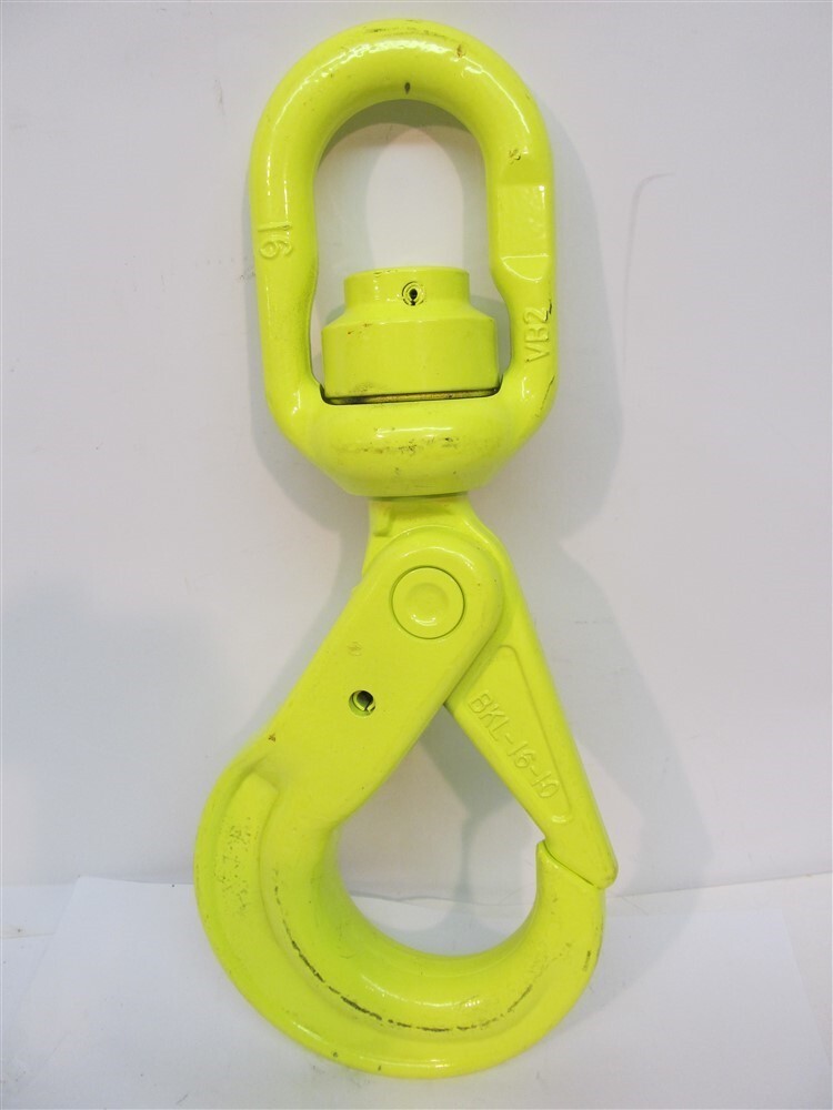 Gunnebo 590127, BKLK-16-10, Swivel w/Ball Bearing Self-Locking Eye Swivel Hook