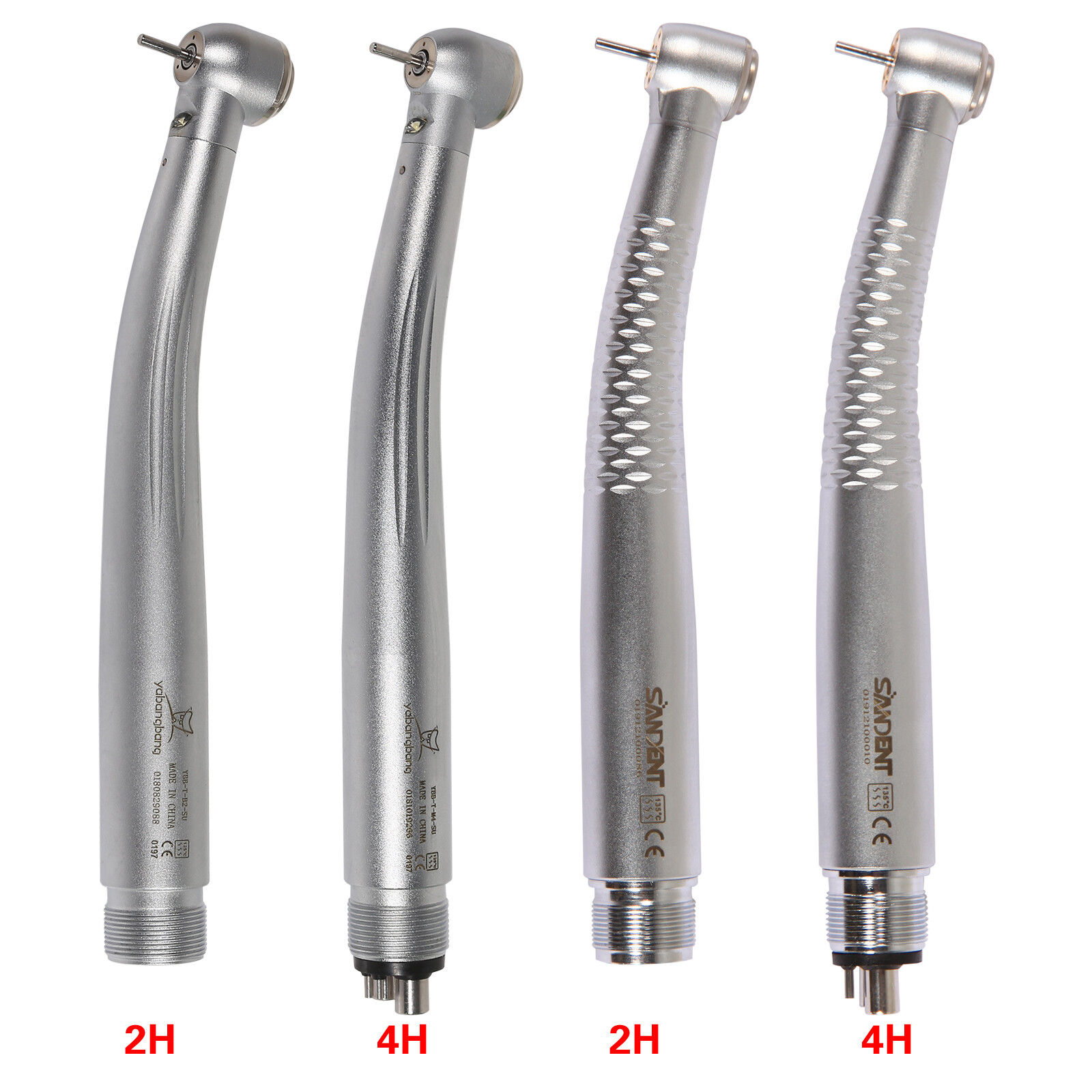 Kavo style Dental LED E-Generator (OLED+5 Light) High Speed Handpiece 2/4Holes