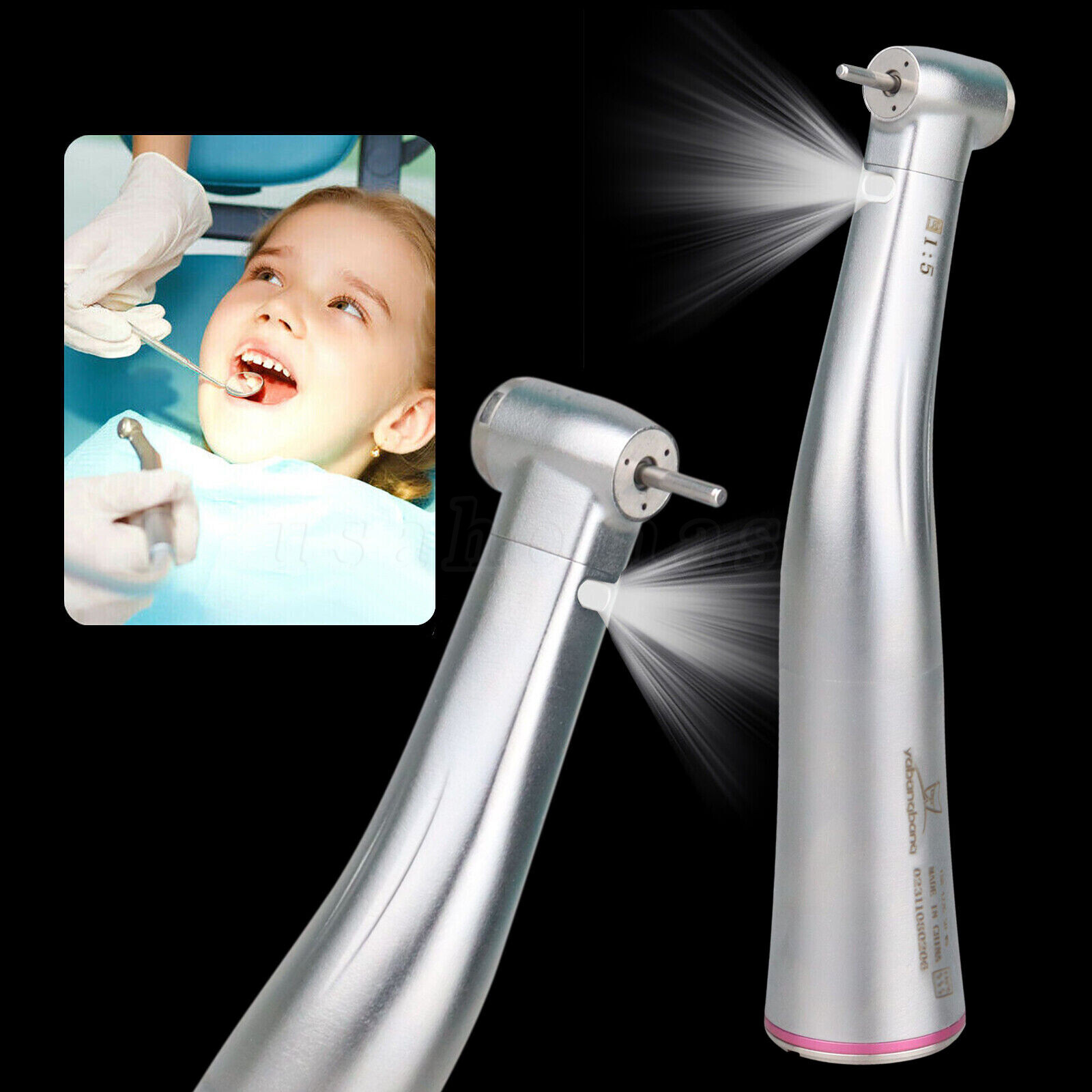 Woodpecker Style 1:5 Contra Angle LED Handpiece