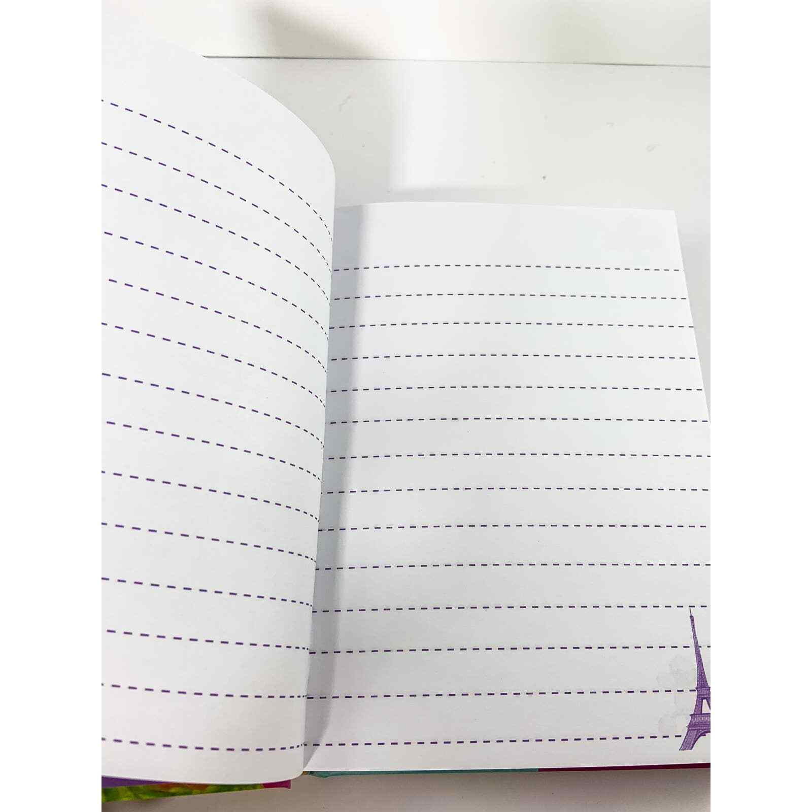 Diary/ Journal with Lock & Keys – Parisian Girl with Balloons – Blank, New