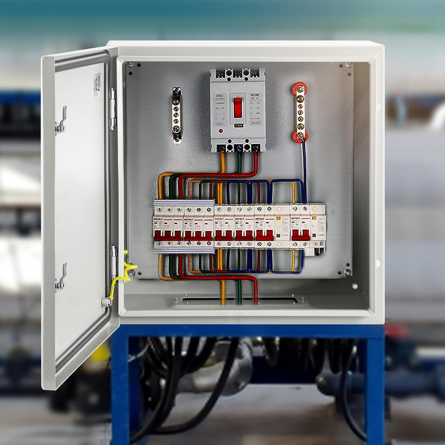 NEMA Steel Enclosure, 24 X 24 X 12» NEMA 4X Steel Electrical Box, IP66 Waterpro