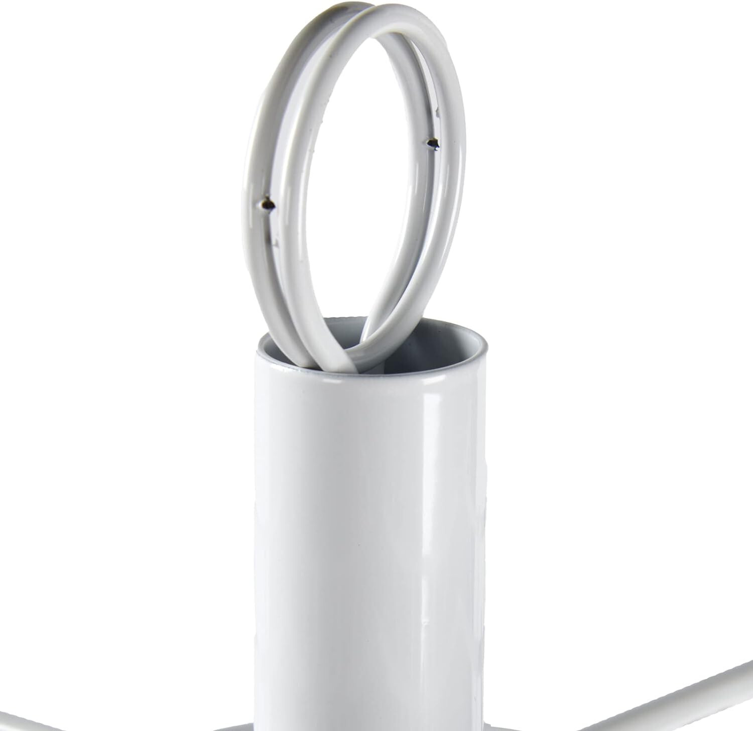 Greeting Card Rack Rotating Spins 48 Pocket White Retail Display 5″ x 7 Cards