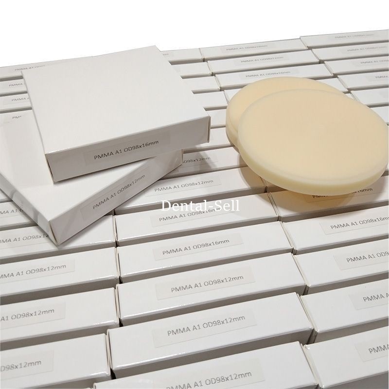 PMMA Blocks Disc Multilayer Dental Resin Round Material A1/A2/A3 Shade 98mmx16mm