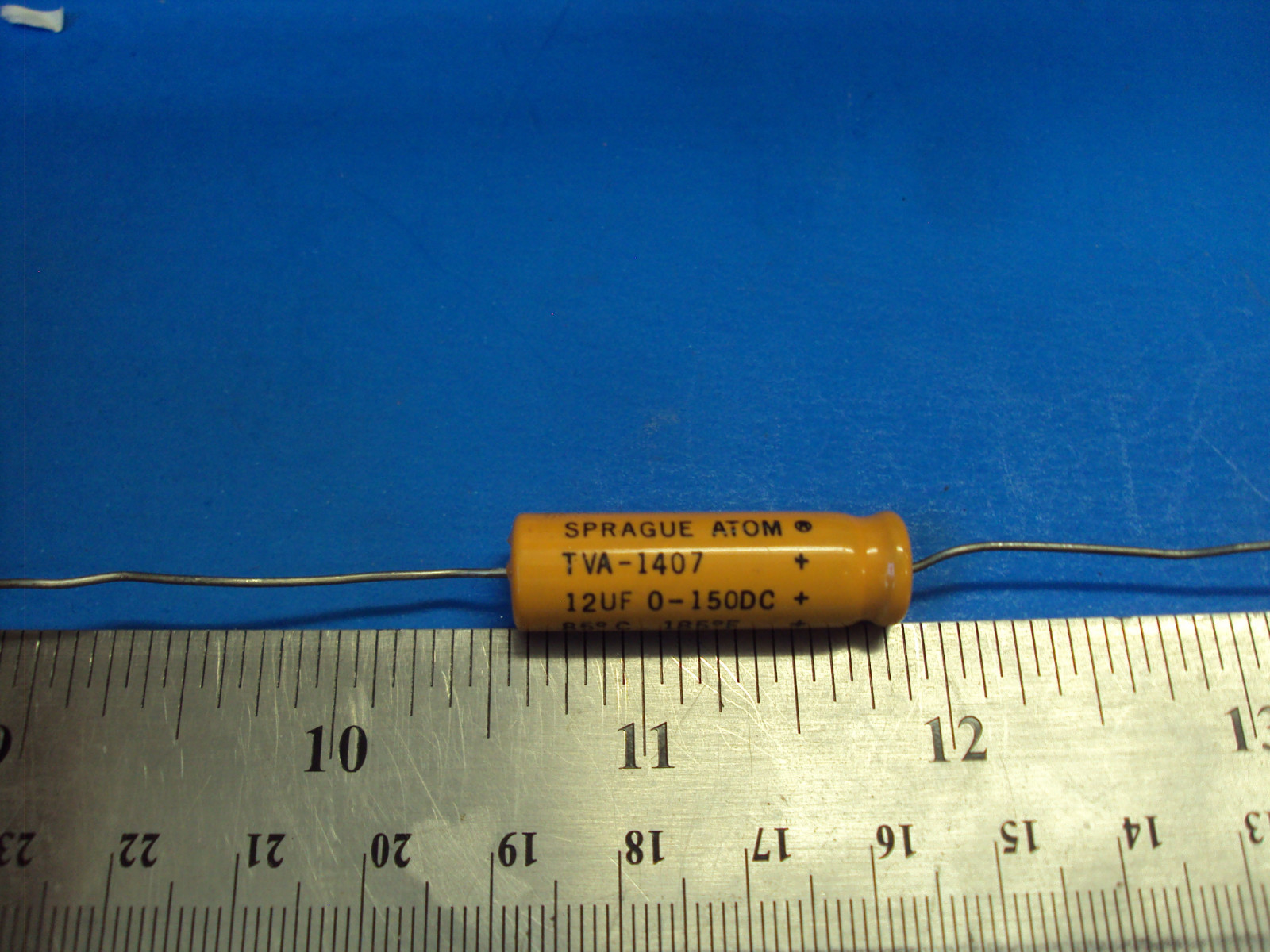 8D 1-PCS TVA-1407 Capacitor Sprague Atom 12uf 150V Tube Amp Made in USA