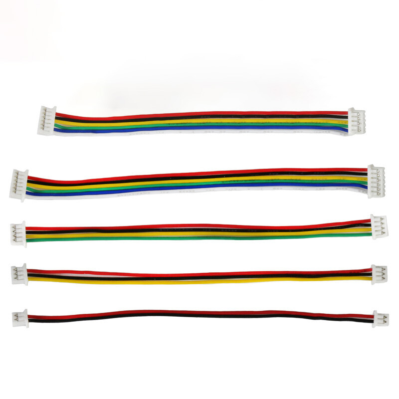 JST-PH 1.25mm Pitch Female to Female Connector Cable Wires 2 3 4 5 6 7 8 Pin