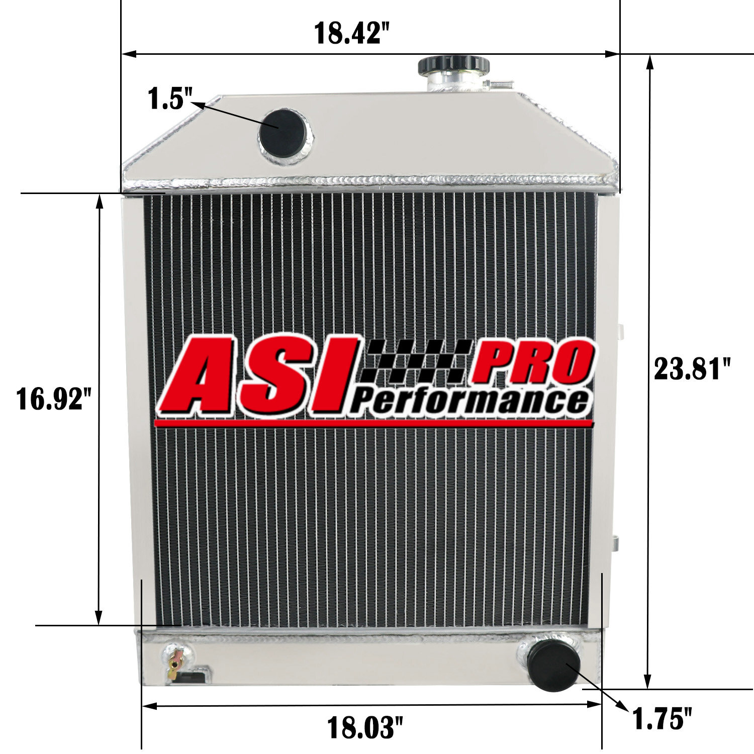 Tractor Radiator Fit Ford New Holland 2000 2600 3000 3100 3500 3600 C7NN8005H