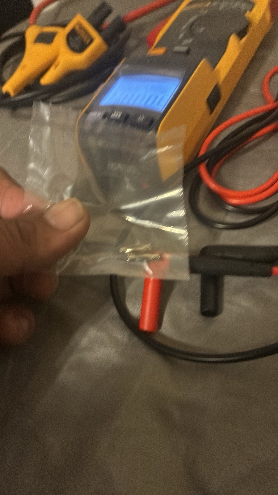 Fluke 381 True-RMS Clamp Meter Remote Display w/ Case, Leads, Backlight