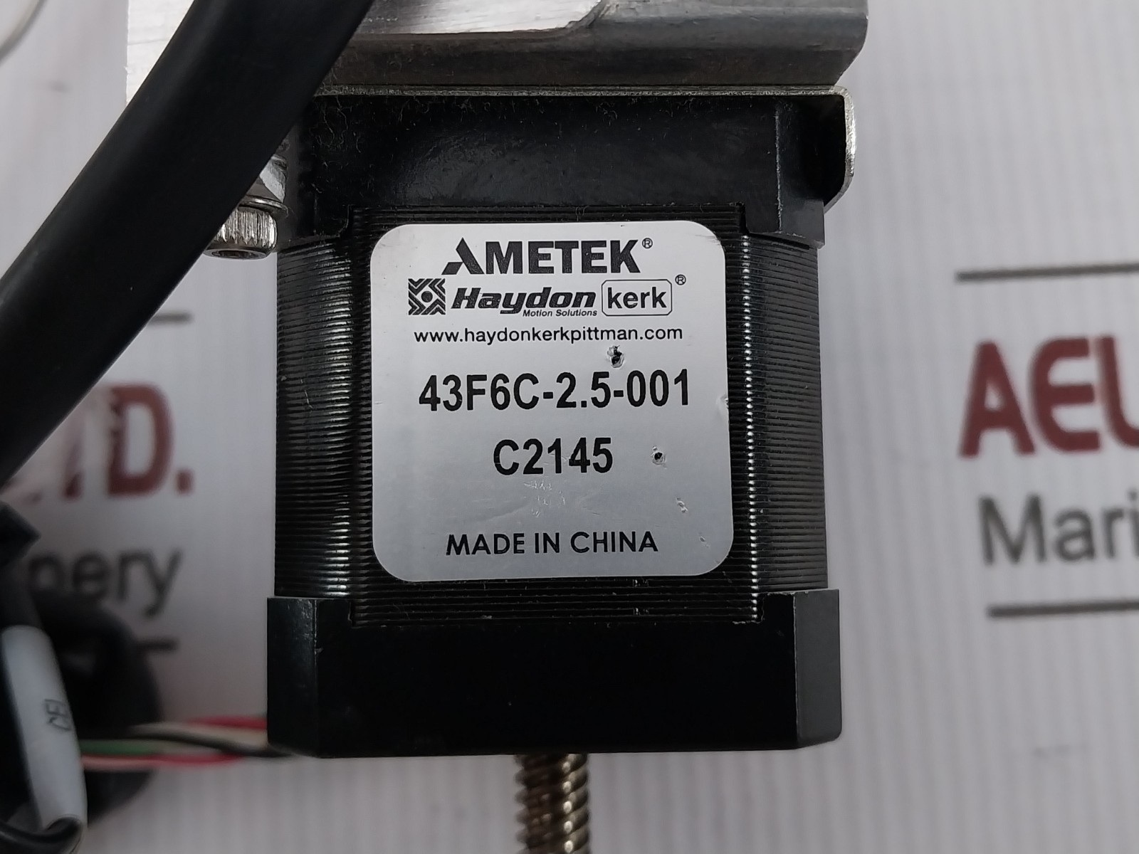 HAYDON KERK 43F6C-2.5-001 Stepper Linear Actuator W/ Injector Assy WAT270563