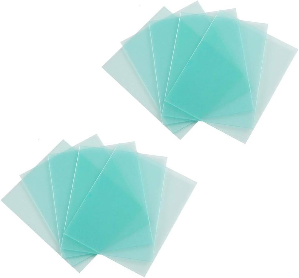 10-Pack Welding Protective Lens Replacement 4.33 X 3.54 inch (110 mm x 90 mm) Tr