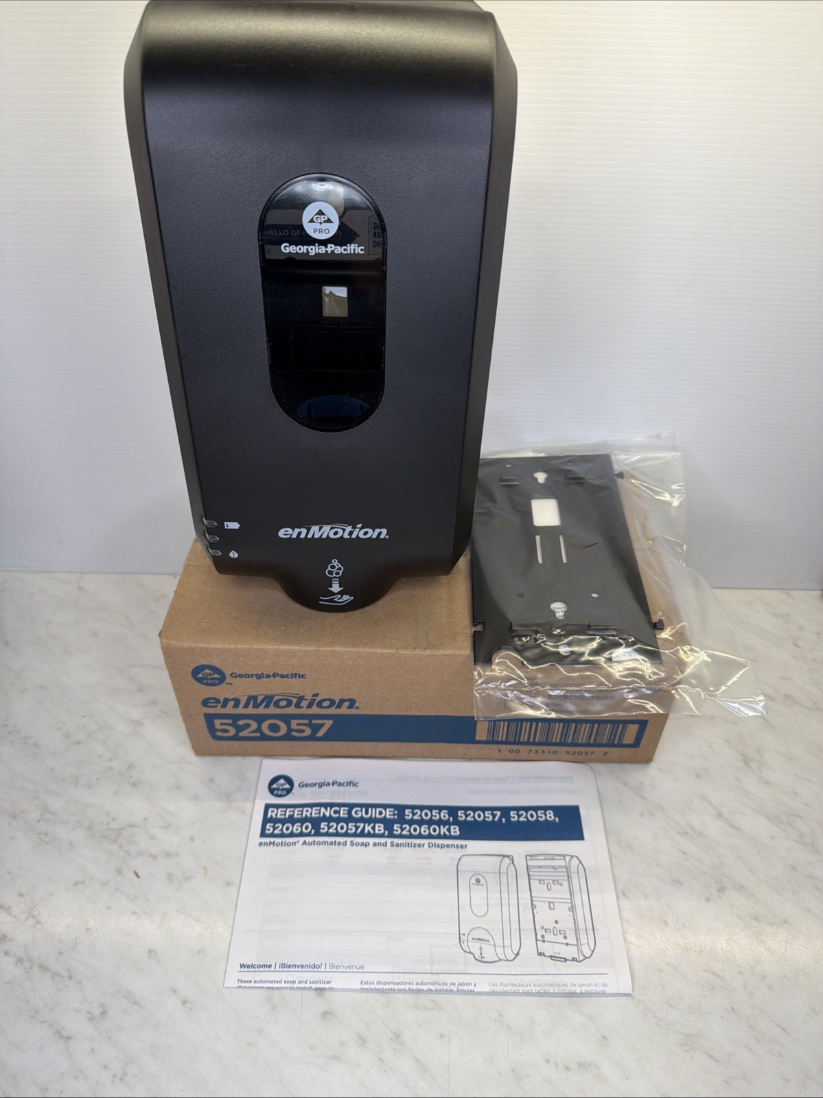 Georgia Pacific enMotion 52057 Automated Soap Dispenser Black New