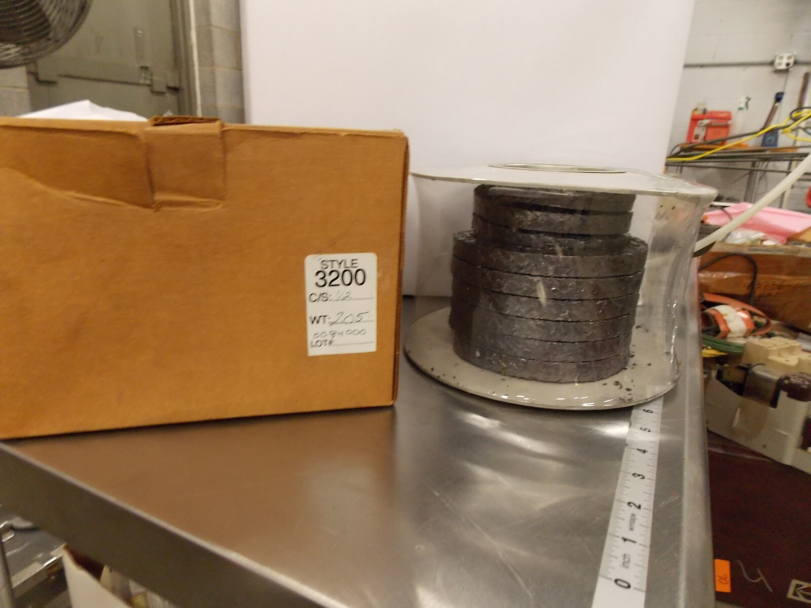New Grafoil 3200-5000-G Thermabraid Pump/Valve 2.05 lb Stem Packing X2