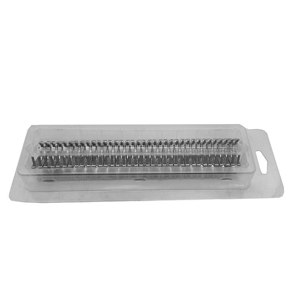 2 PCS Belt Fastener Stainless Steel Rivet Fasteners Baler Staples Lacing Belt