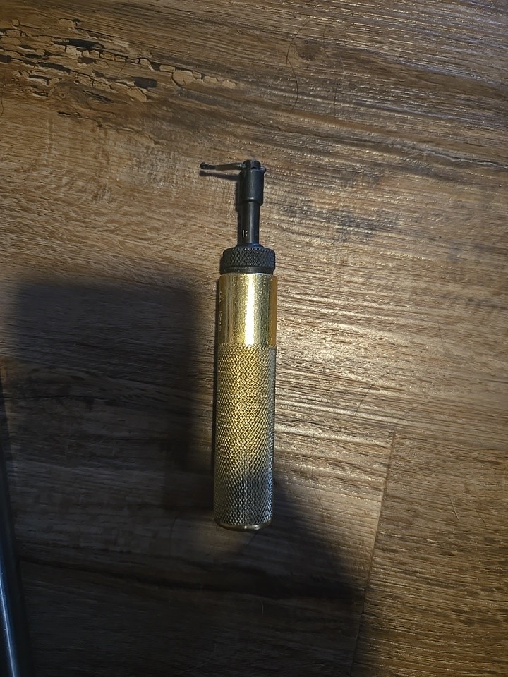 Israel Twist-A-Burr Hand Deburring Tool: Aluminum Handle & 2 HSS Blades