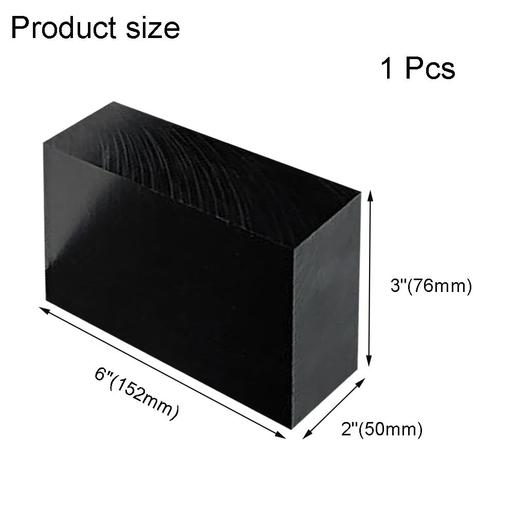 High-Density Polyethylene (HDPE) Plastic Block 2″ Thick – 3″ x 6″ HDPE Plasti…