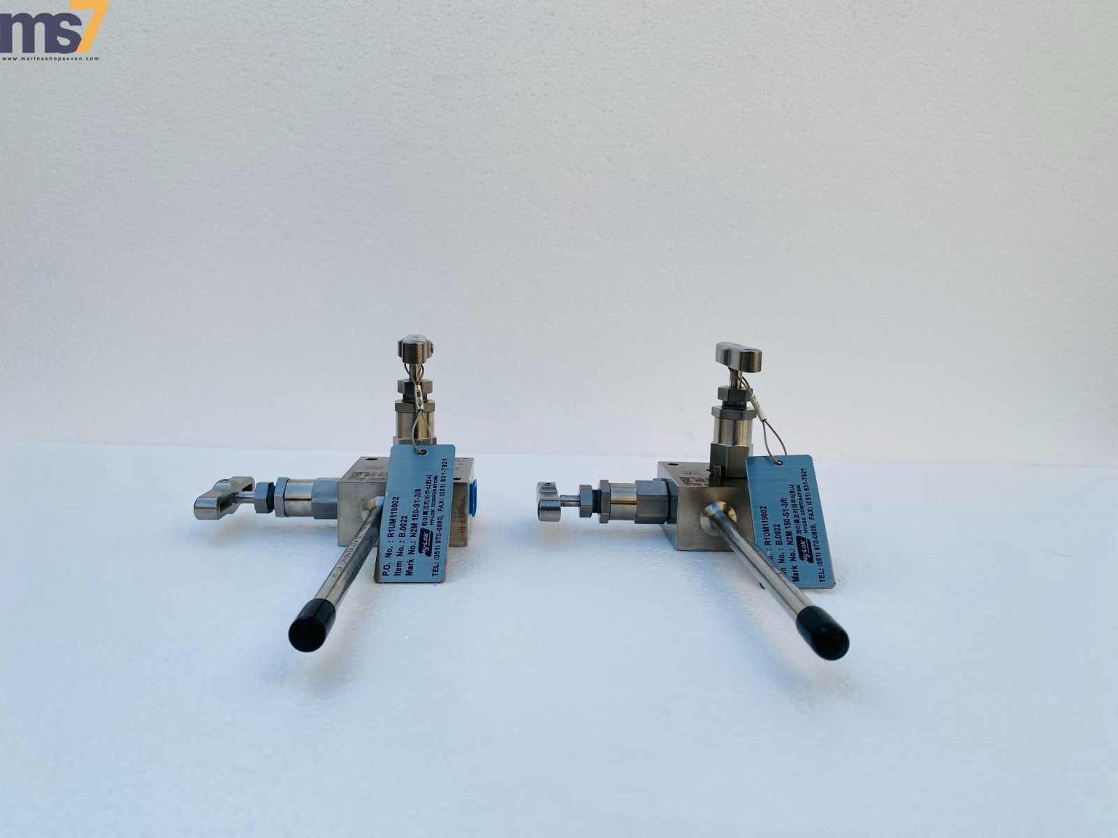 HY-LOK VT2M150-S1-SH INSTRUMENT MANIFOLD STAINLESS STEEL 3/8″ 3600 PSI #SET OF 2