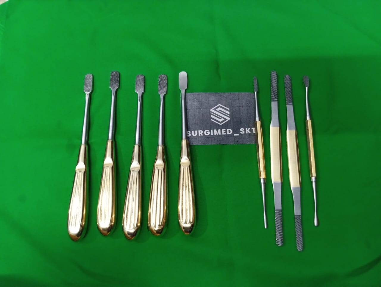 New Nasal Rasp Rhinoplasty Nasal Nose Job Rasps Care Instruments Set of 9 Pcs CE