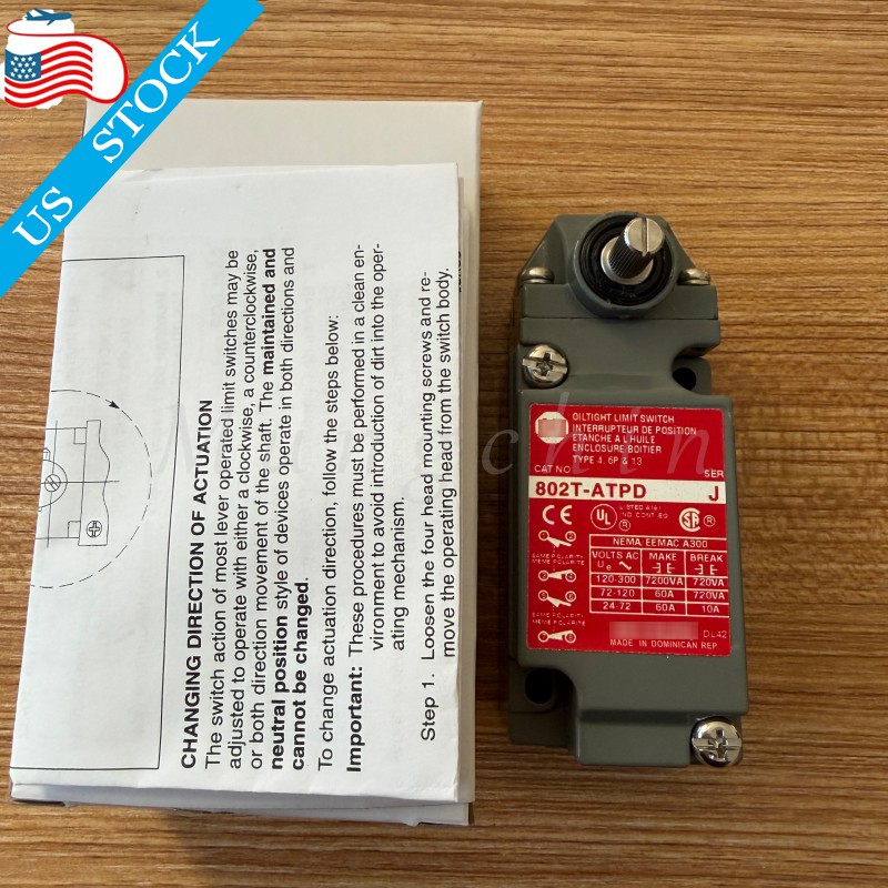 New OilTight Limit Switch Series J NIB For Allen Bradley 802T-ATPD 802TATPD