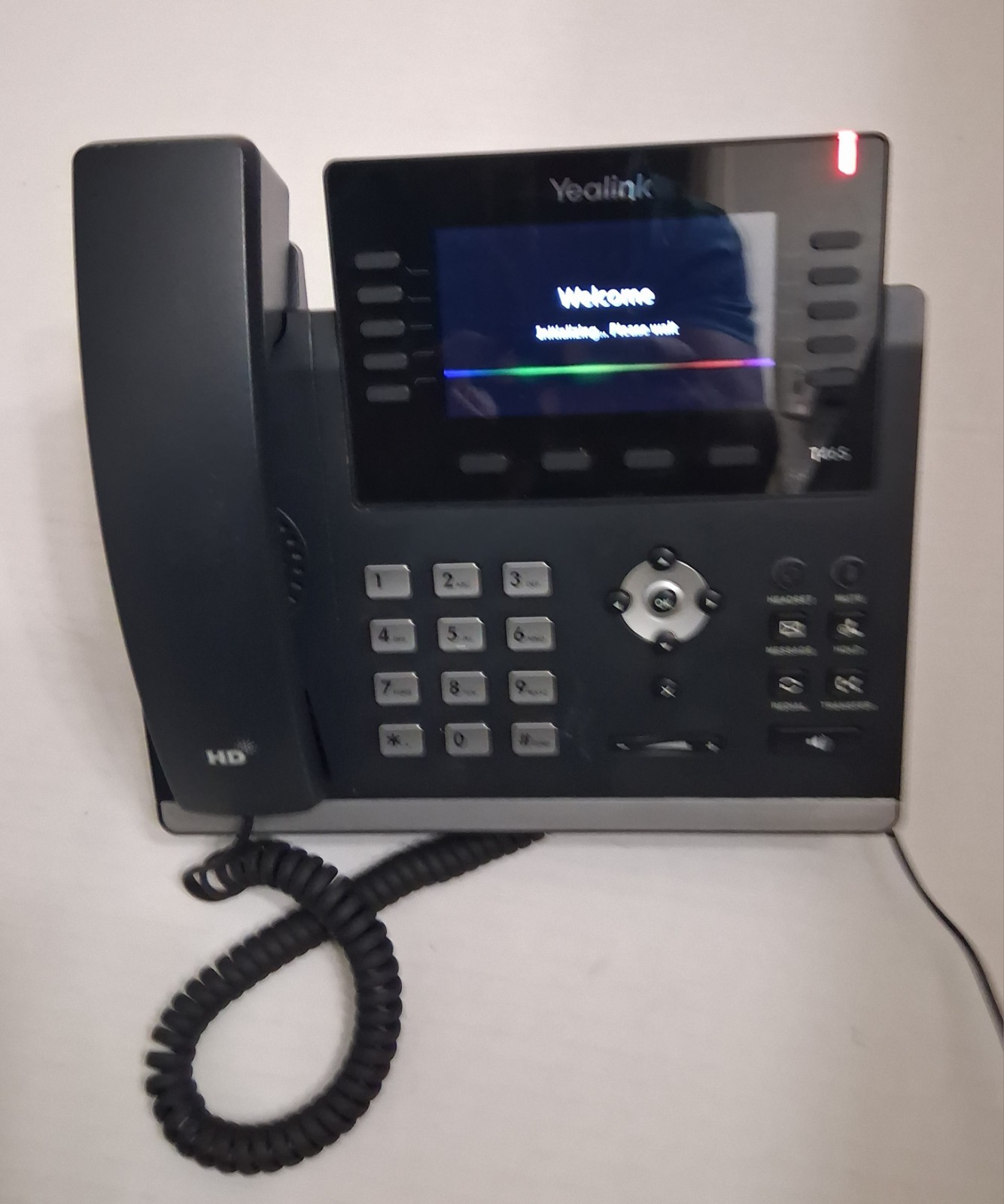 Yeakink SIP-T46S IP VoIP Phone- Black. With Blue And WIFI.