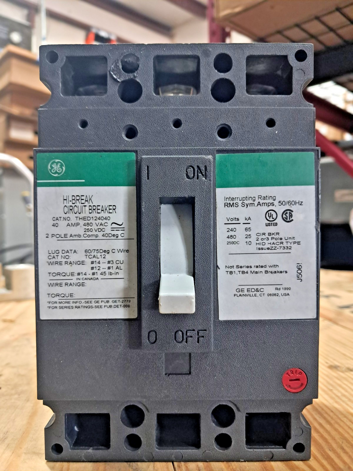 Circuit Breaker 40 AMPs GE THED124040